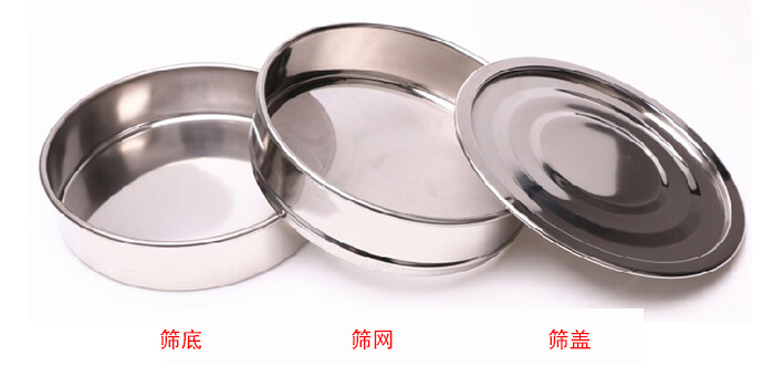 篩底，篩網，篩蓋展示圖